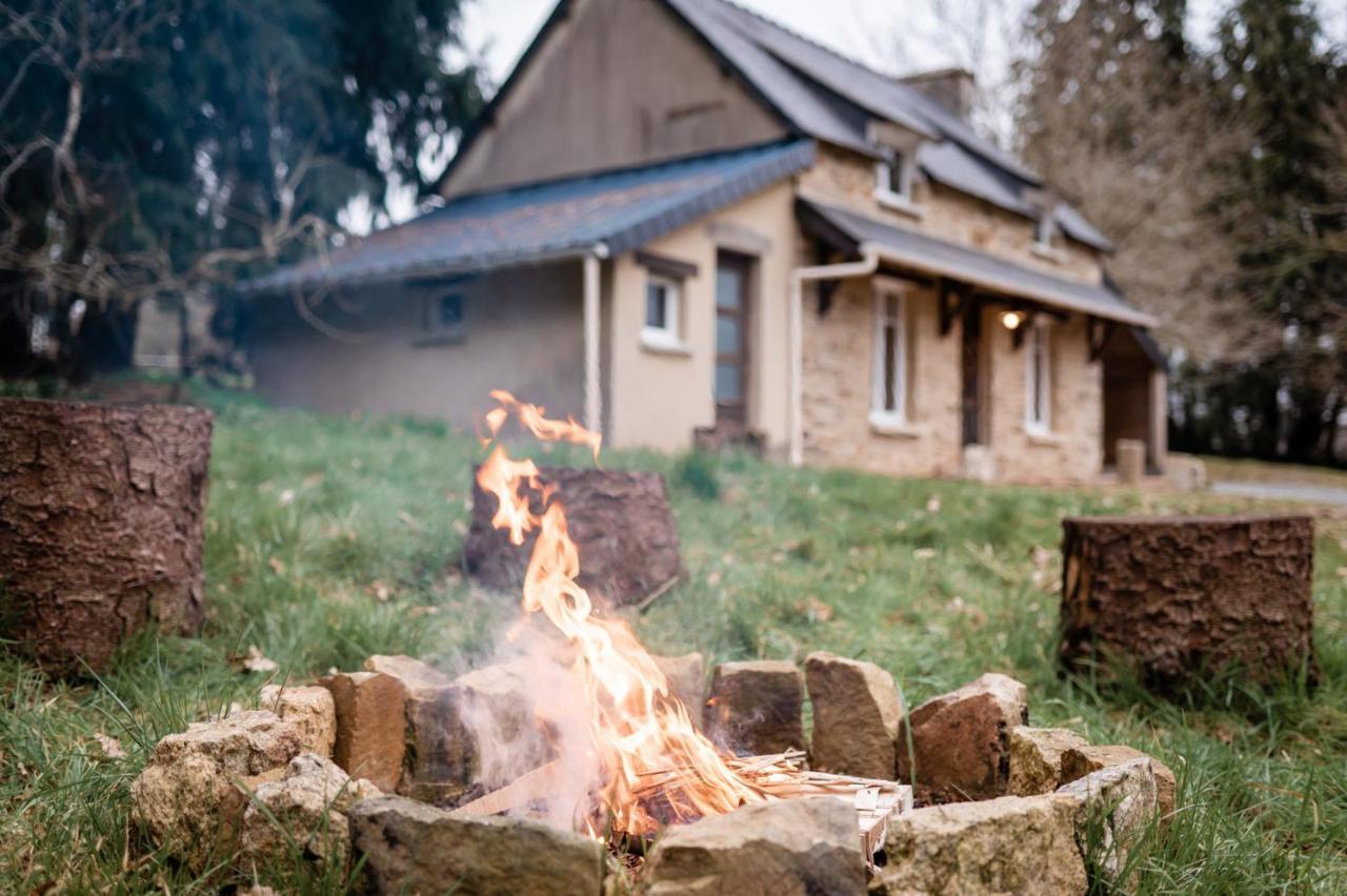 Cottage Breton - Gite De Charme En Centre Finistere Plonévez-du-Faou Dış mekan fotoğraf